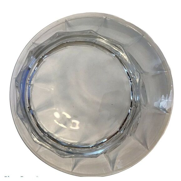 Vintage Large Crystal Glass Heavy  Serving Bowl - Picture 5 of 5